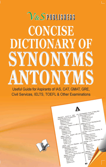 Concise Dictionary Of Synonyms Antonyms