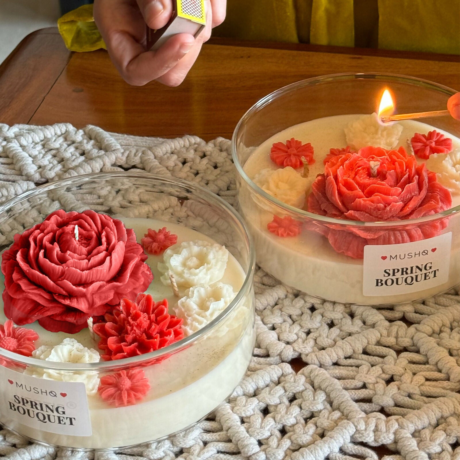 Spring Bouquet Bowl Candle