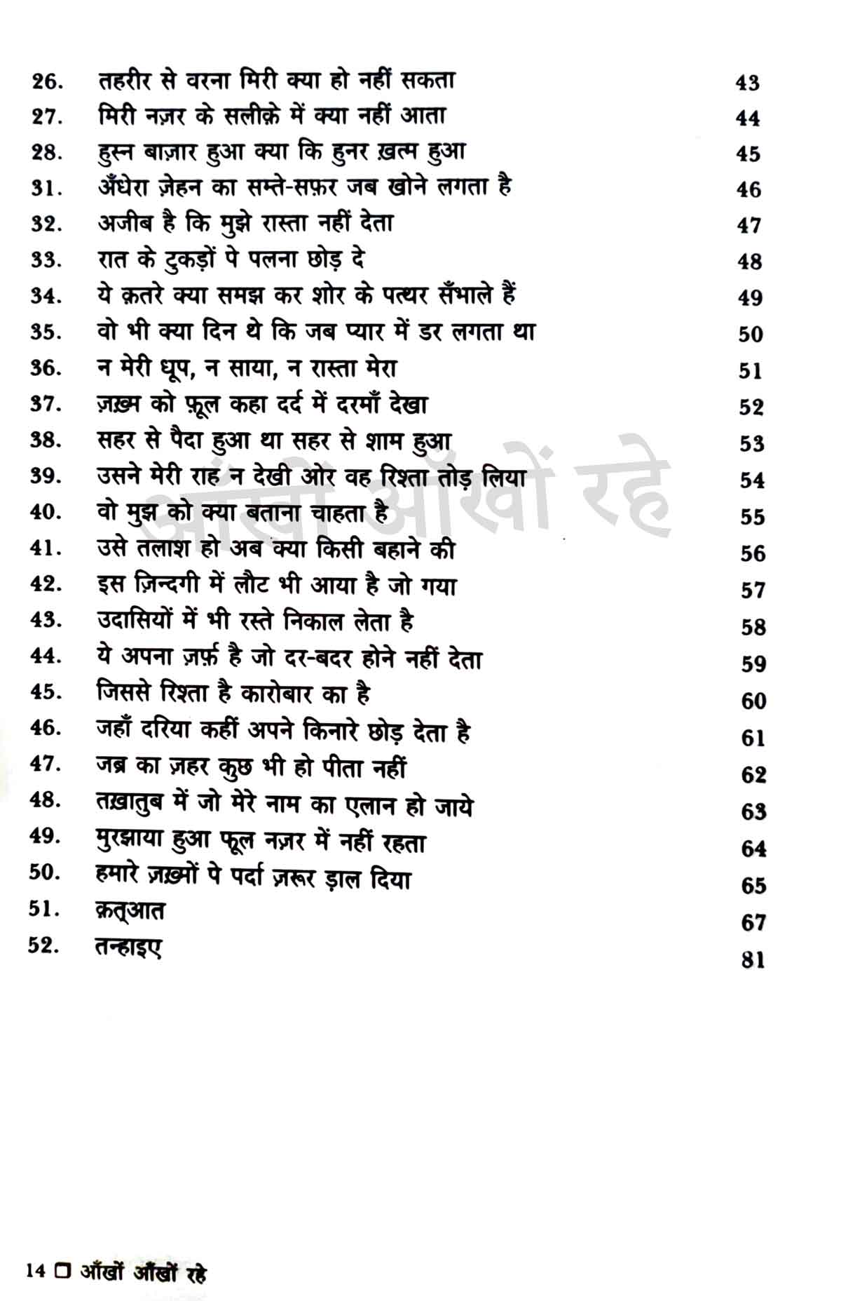 Charagon Ka Safar Combo (Waseem Barelvi) (Hindi)