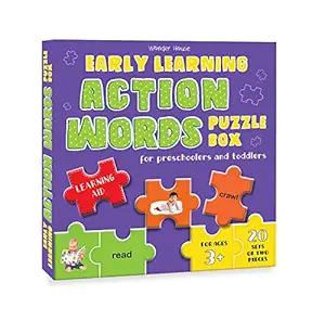 Early Learning Action Words Puzzle Box For Preschoolers And Toddlers - Learning Aid & Educational Toy (Jigsaw Puzzle for Kids Age 3 and Above)