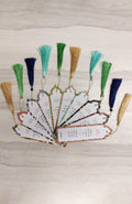 Naqsh o Nigaar Bookmarks - Persian Design Velvet Touch Premium Poetry Bookmarks  Set of 10