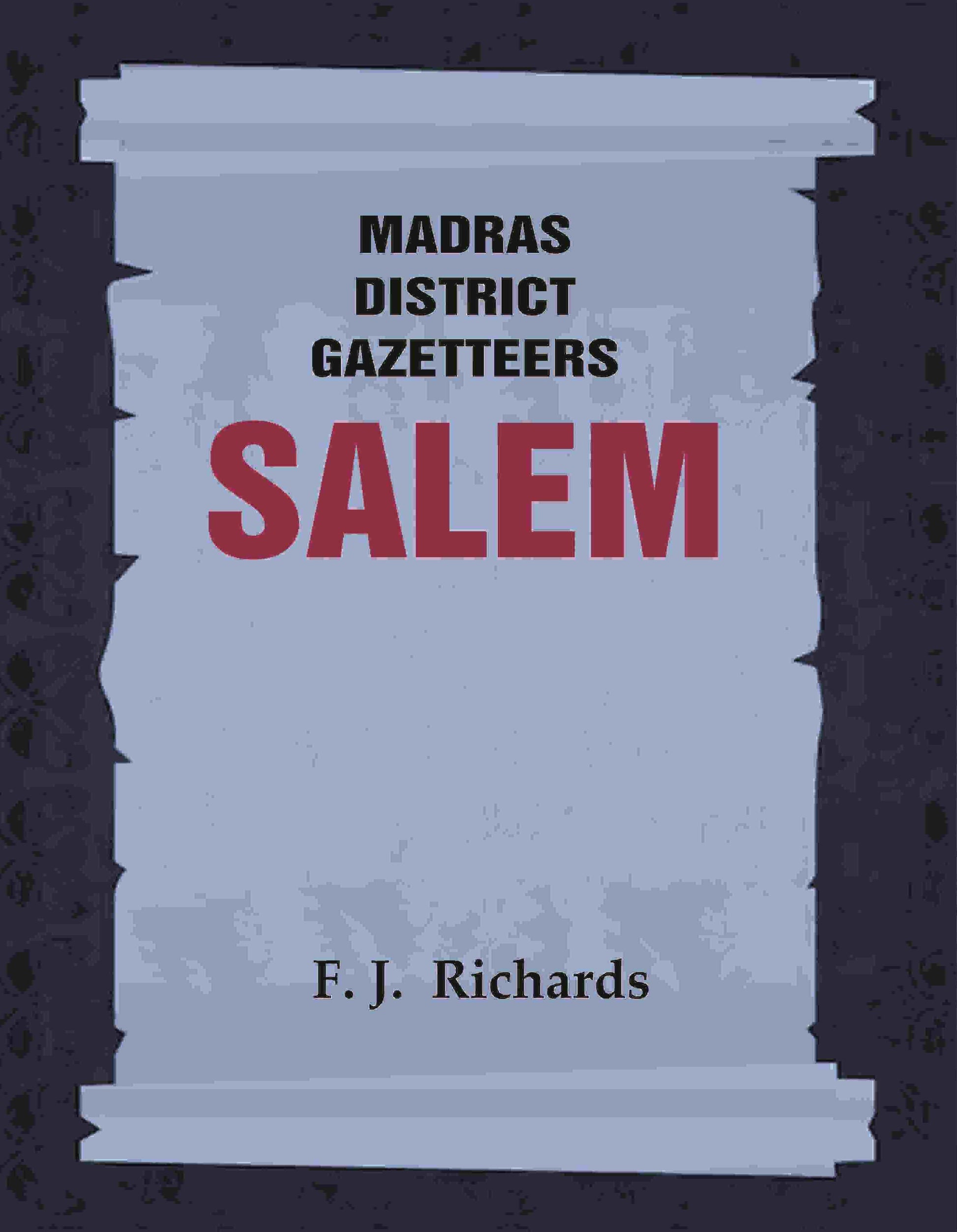 Madras District Gazetteers: Salem