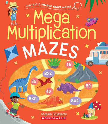 Fantastic Finger Trace Mazes: Awesome Multiplication Mazes