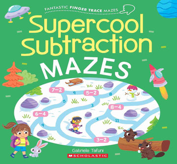 Fantastic Finger Trace Mazes: Awesome Subtraction Mazes