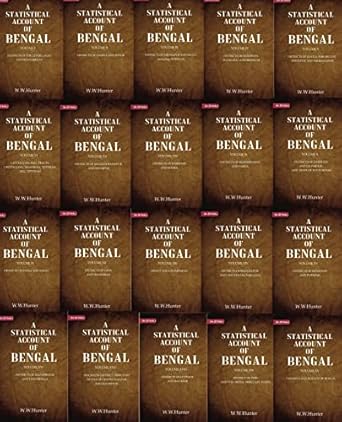 A Statistical Account of Bengal Volume 20 Vols. Set