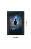 Quotes Wall Posters with Frame for Home and Office of Allama Iqbal : Tu Shaaheen Hai
