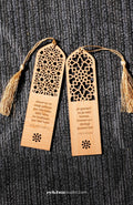 Wooden Bookmarks With Urdu Shayari & Naqqashi Set