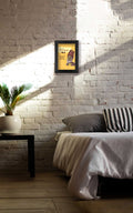 Quotes Wall Posters with Frame for Home and Office of Mirza Ghalib : Neend Kyu Raat Bhar Nahin aati