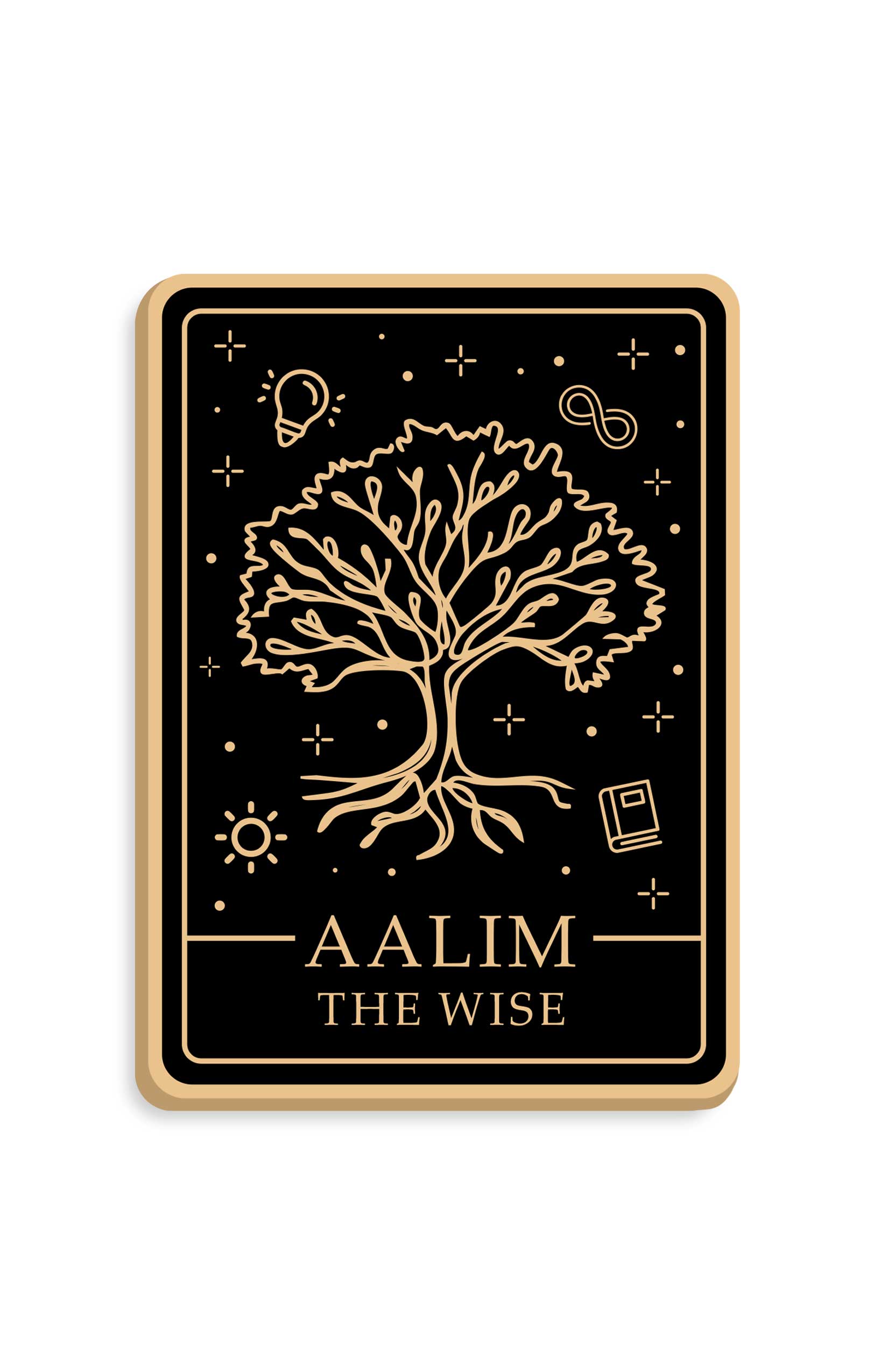 Urdu Tarot Brooch Enamel Pins