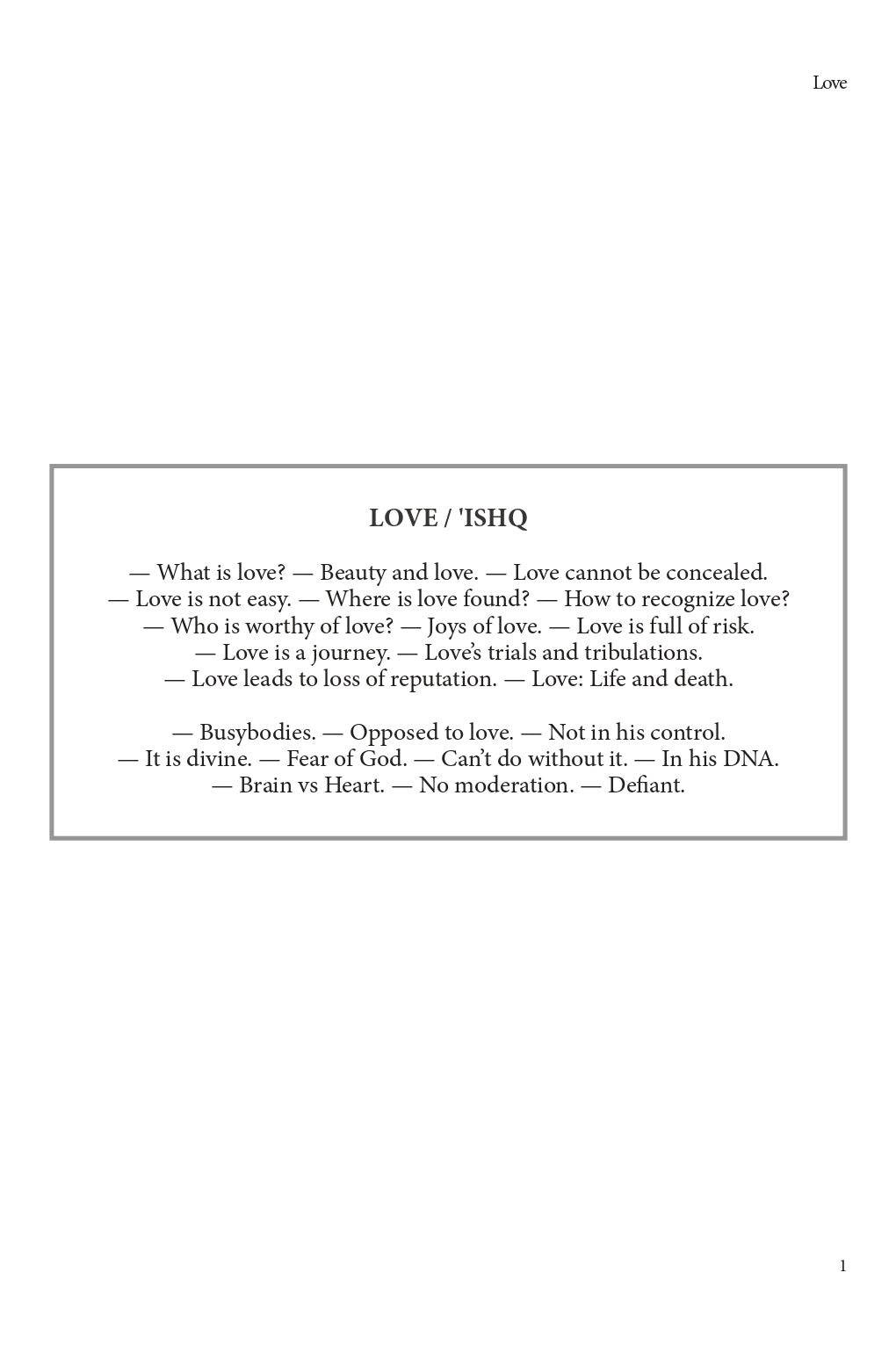 Love Longing Loss In Urdu Poetry