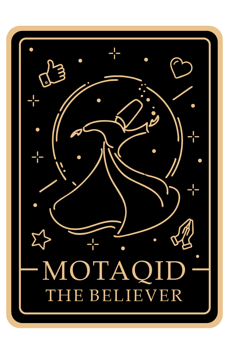 Urdu Tarot Brooch Enamel Pins
