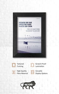 Quotes Wall Posters with Frame for Home and Office of Nida Fazli : Koshish Bhi Kar Umeed Bhi Rakh