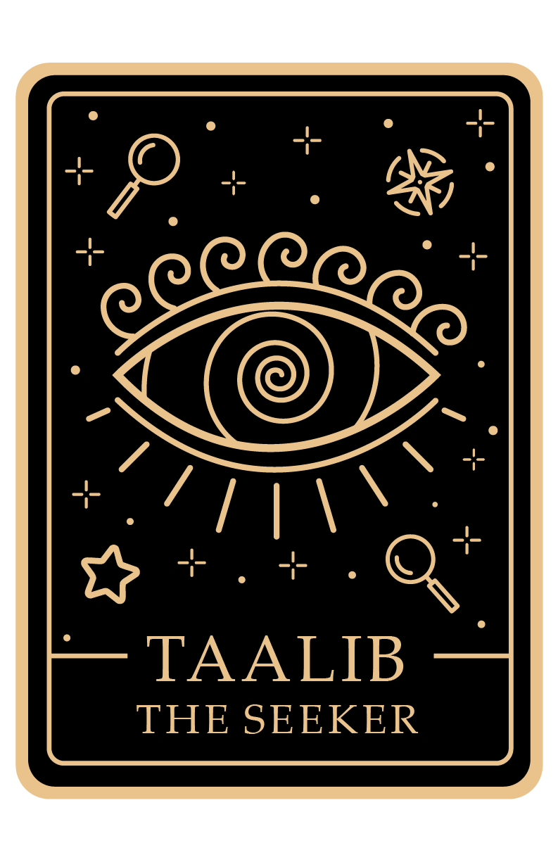 Urdu Tarot Brooch Enamel Pins