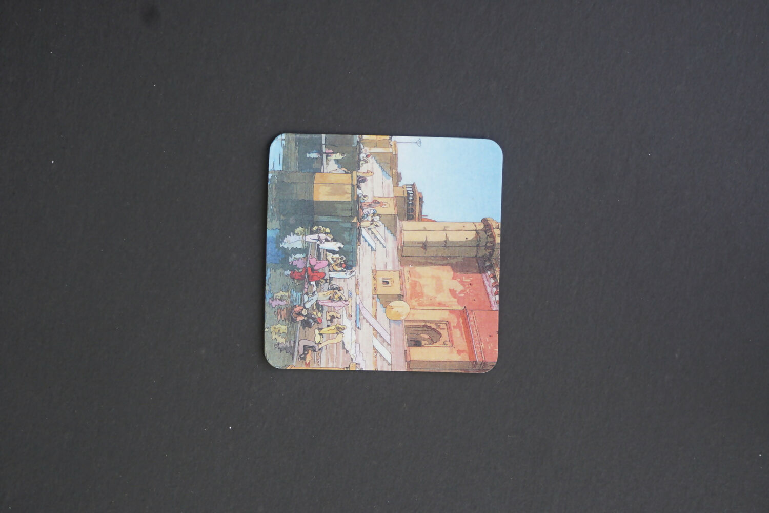 Ghat In Banaras by Hiroshi Yoshida Fridge Magnet