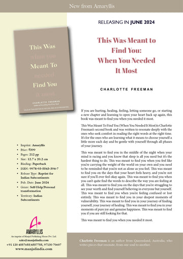 This Was Meant to Find You: When You Needed It Most