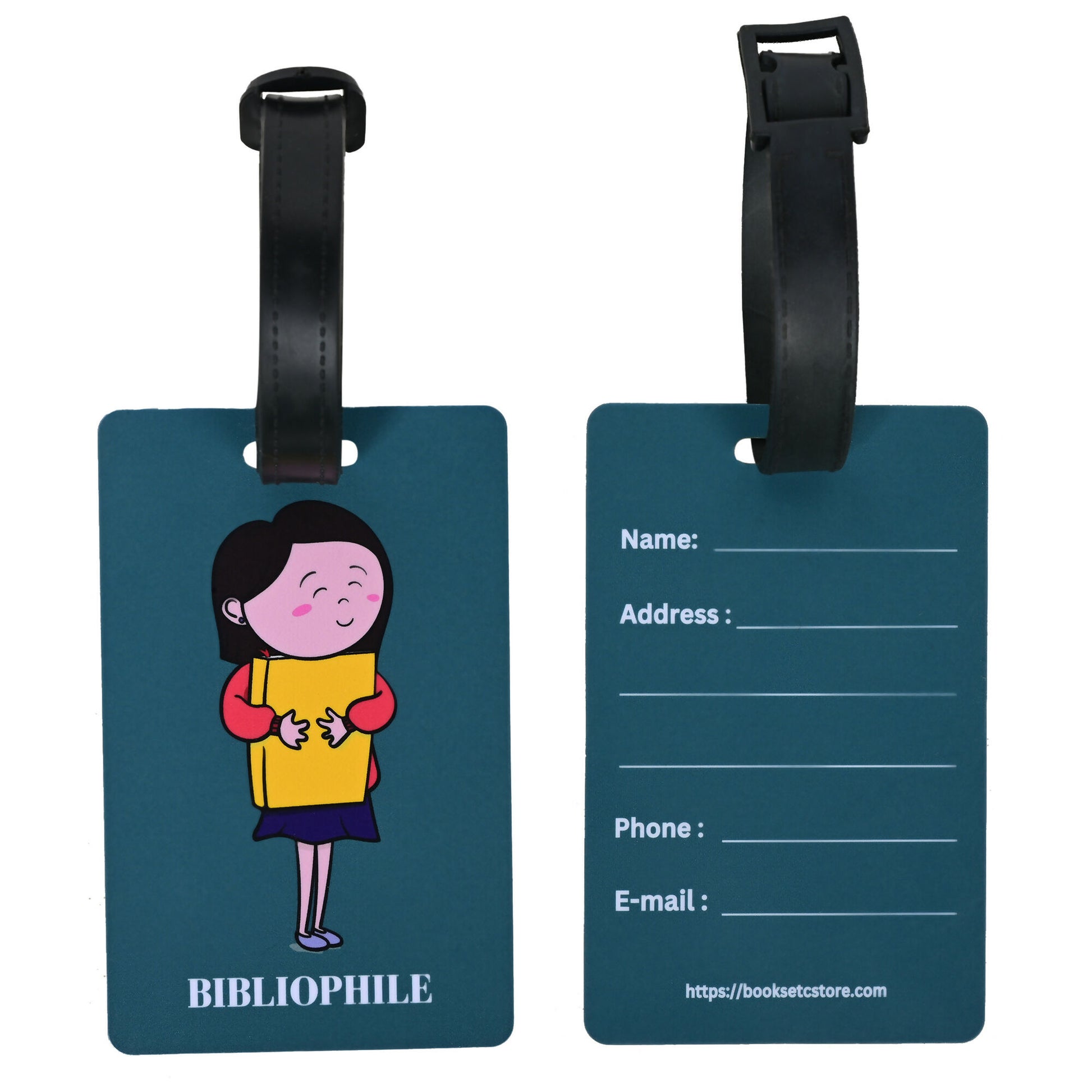 Bibliophile Luggage Tag (Set Of 2)