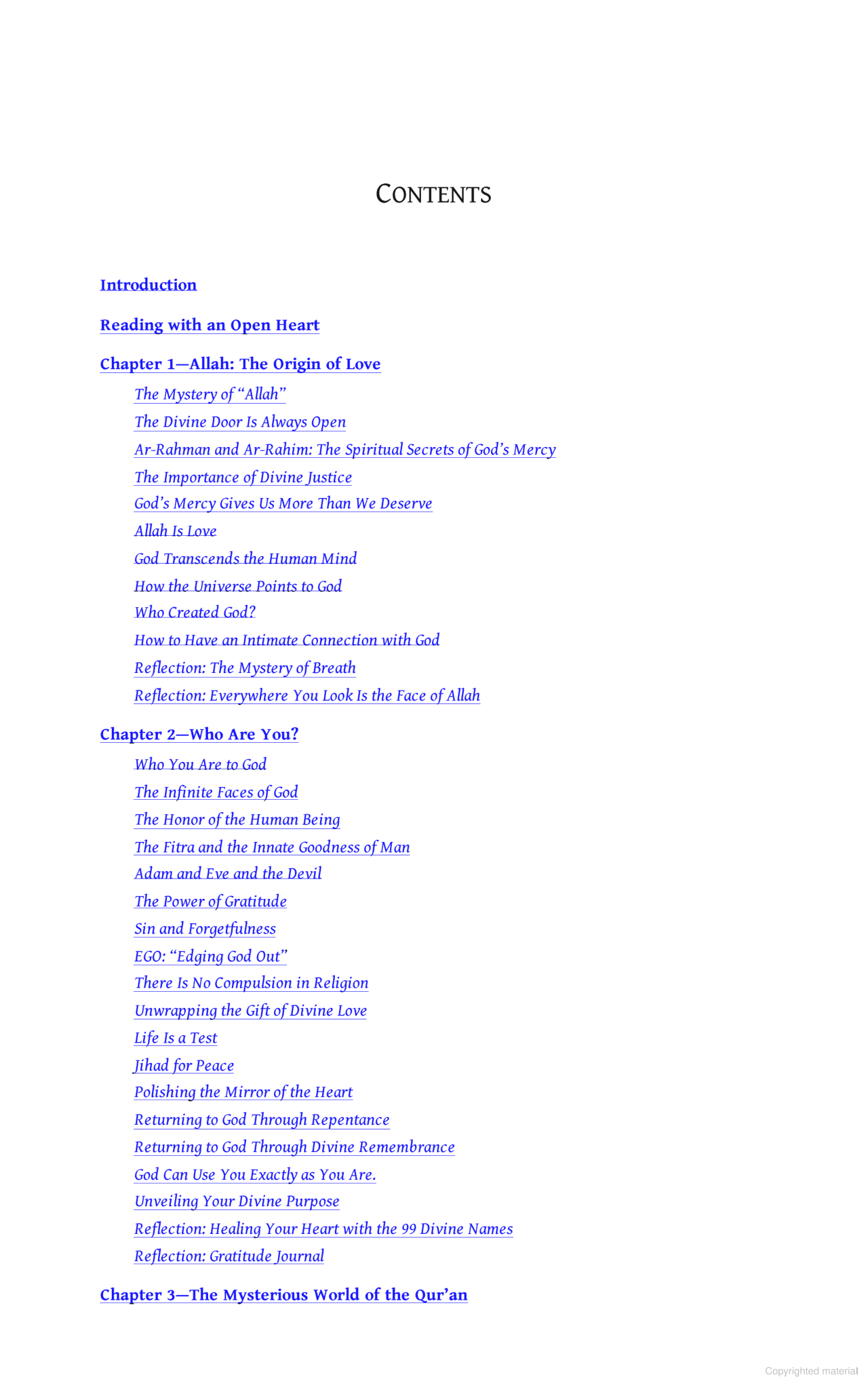 Secrets of Divine Love