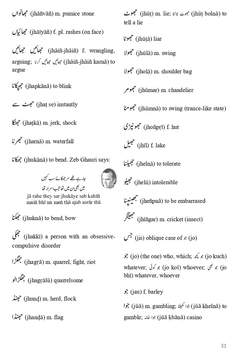 Urdu Dictionary for Beginners