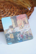 Ghat In Banaras by Hiroshi Yoshida Fridge Magnet