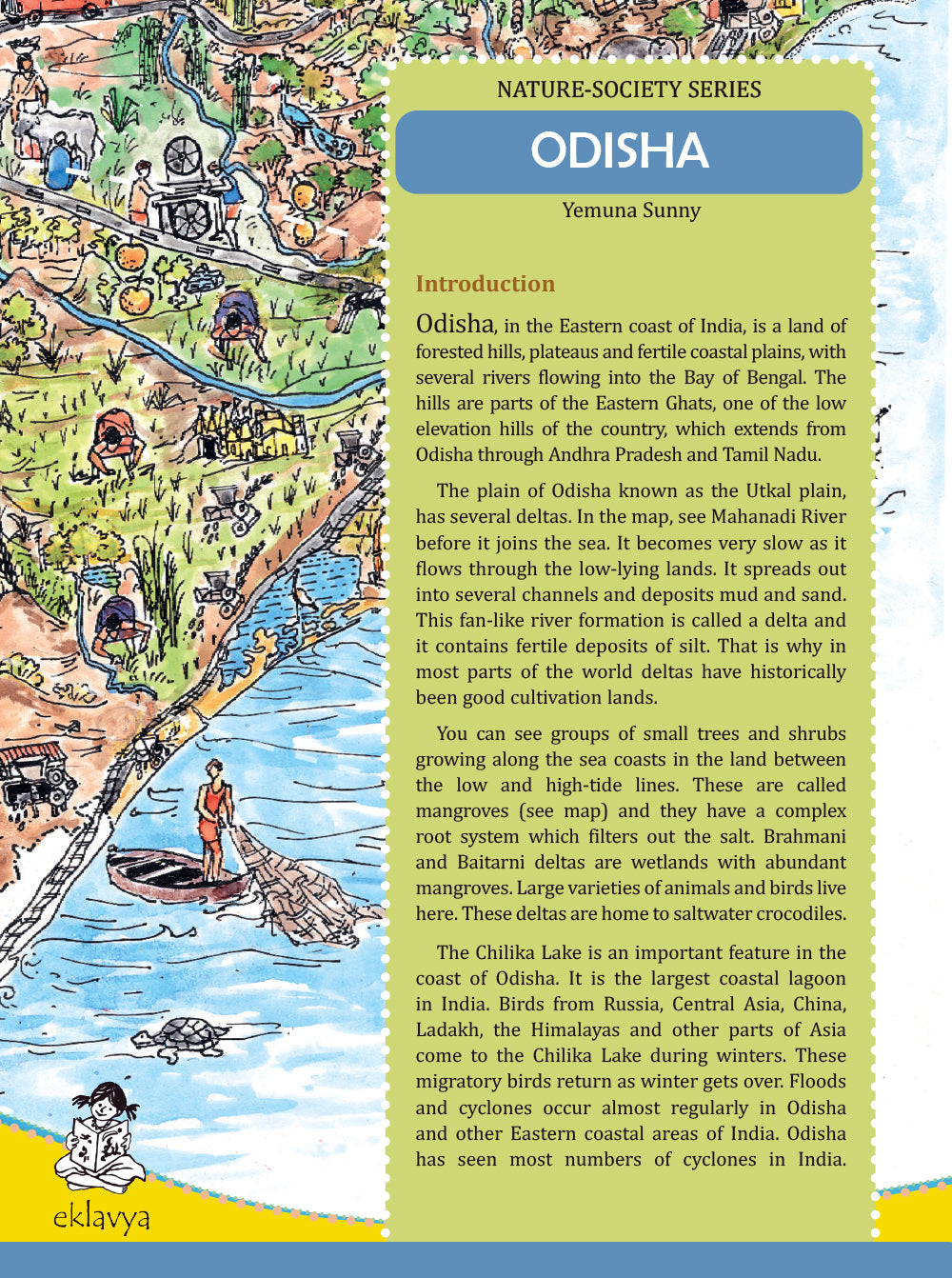 Nature Society Series (Odisha Map)