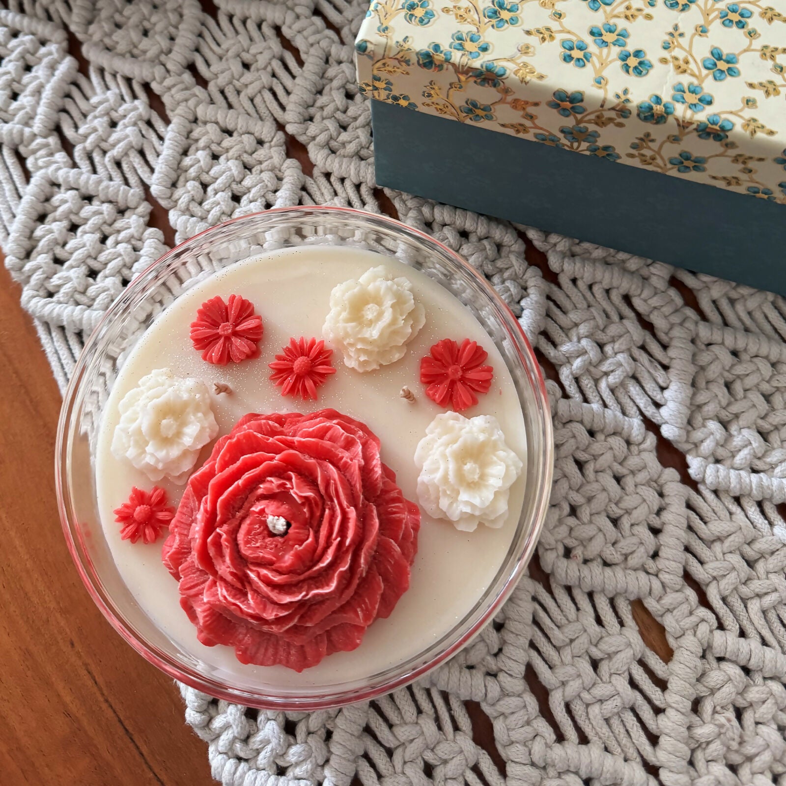 Spring Bouquet Bowl Candle