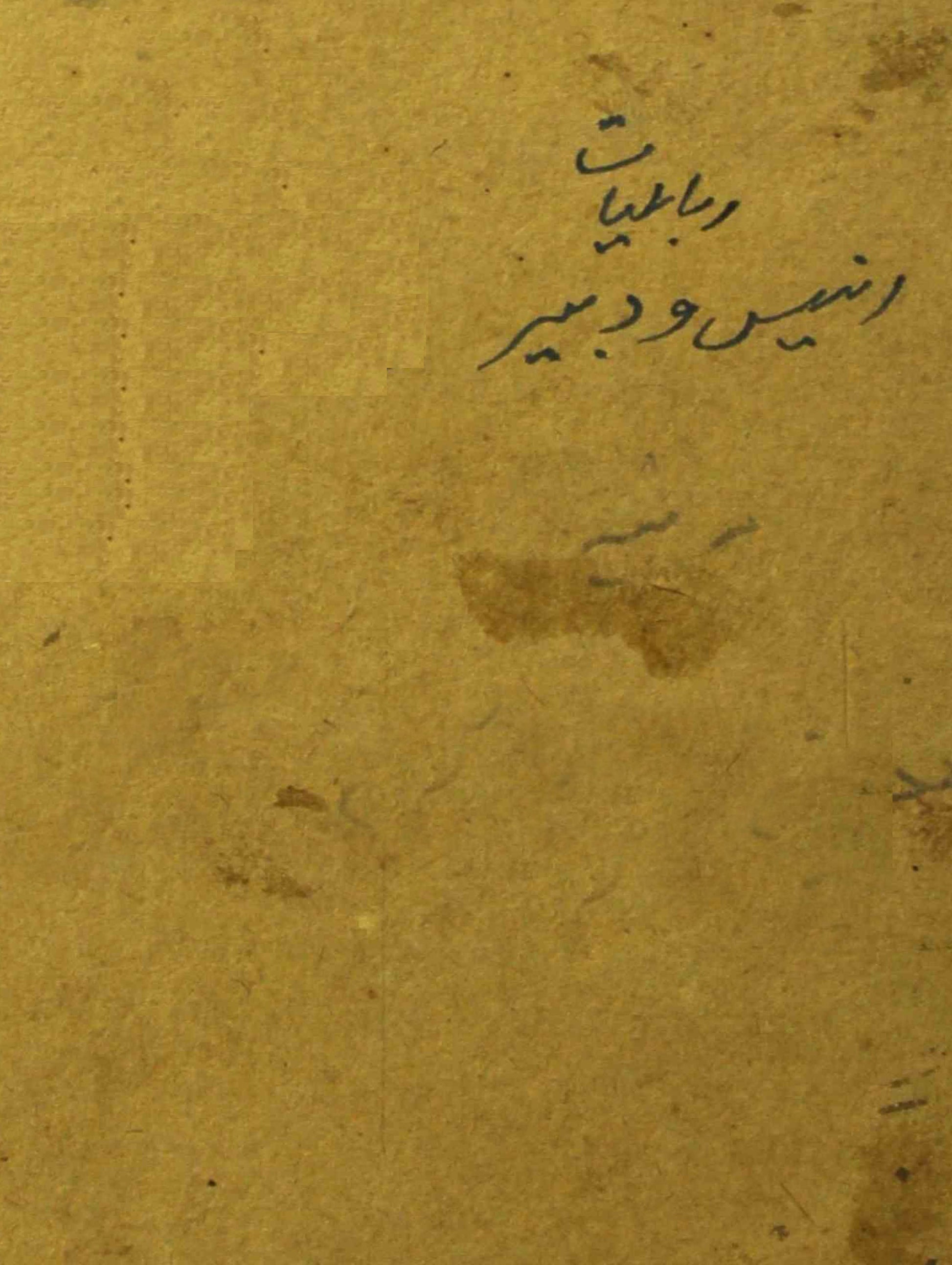 Rubaiyat-e-Anees-o-Dabeer