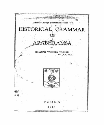 Historical Grammar of Apabhramsa
