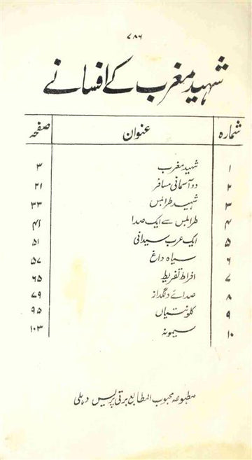 Shaheed-e-Maghrib