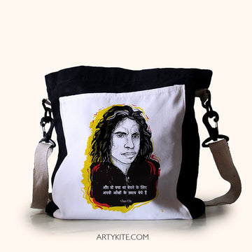 Aur toh kya tha bechne ke liye- Jaun Elia Jhola/Tote Bag