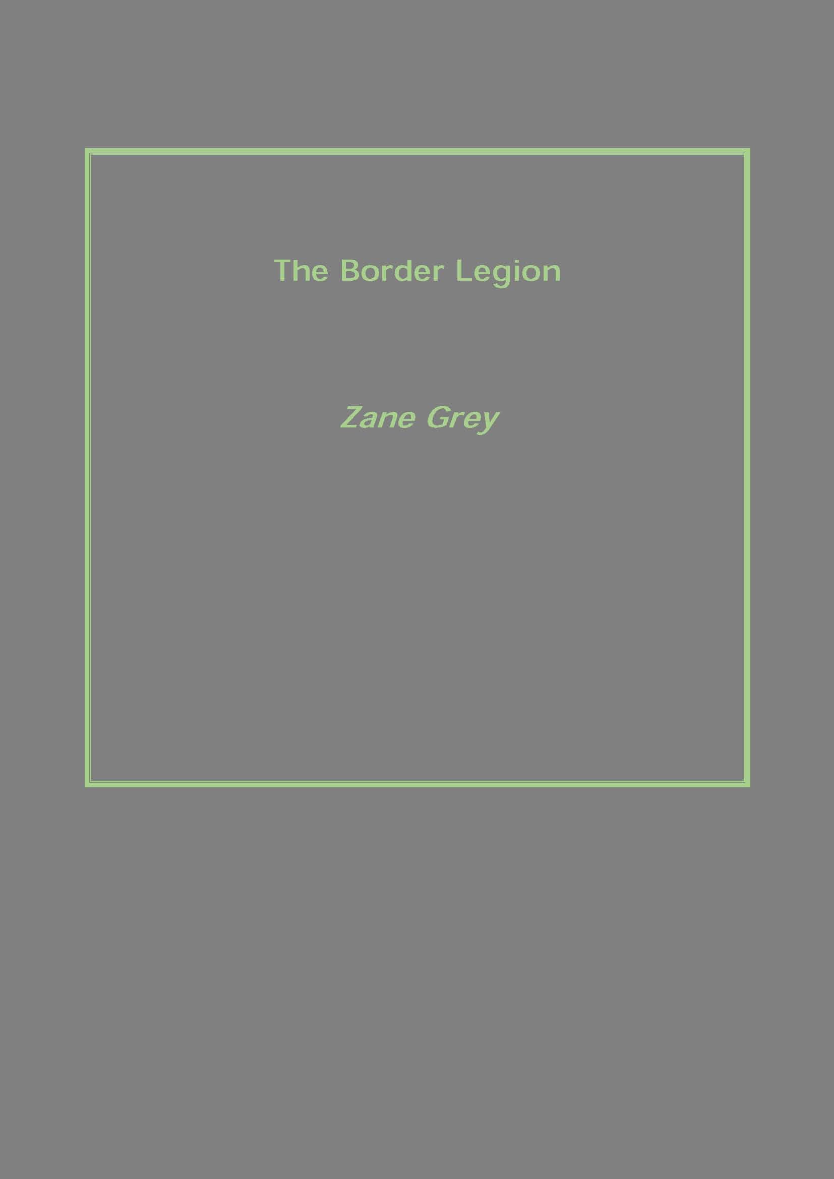 The Border Legion