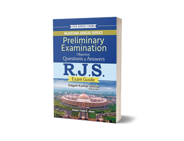 RJS Preliminary Examination Objectives Questions and Answers (Exam Guide) – CIVIL JUDGE CADRE
