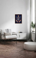 Quotes Wall Posters with Frame for Home and Office ; Gulon Mein Rang Bhare