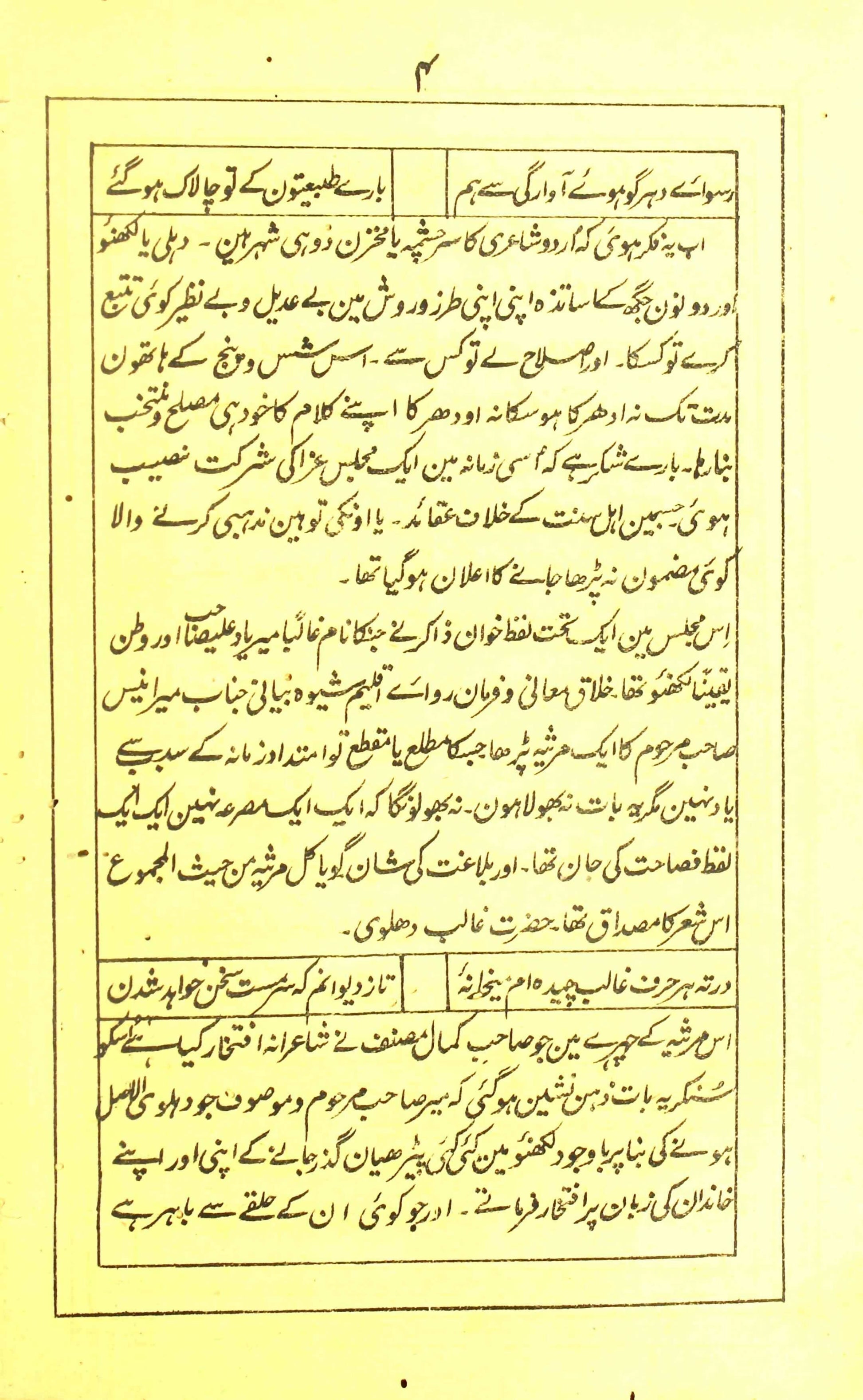 KALAM-E-BEKHUD BADAYUNI : Mirat-ul-Khayal