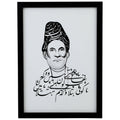 Ghalib Art Print A4 Size (Framed)