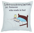 Books etc Librocubicularist Cushion Cover ( 16