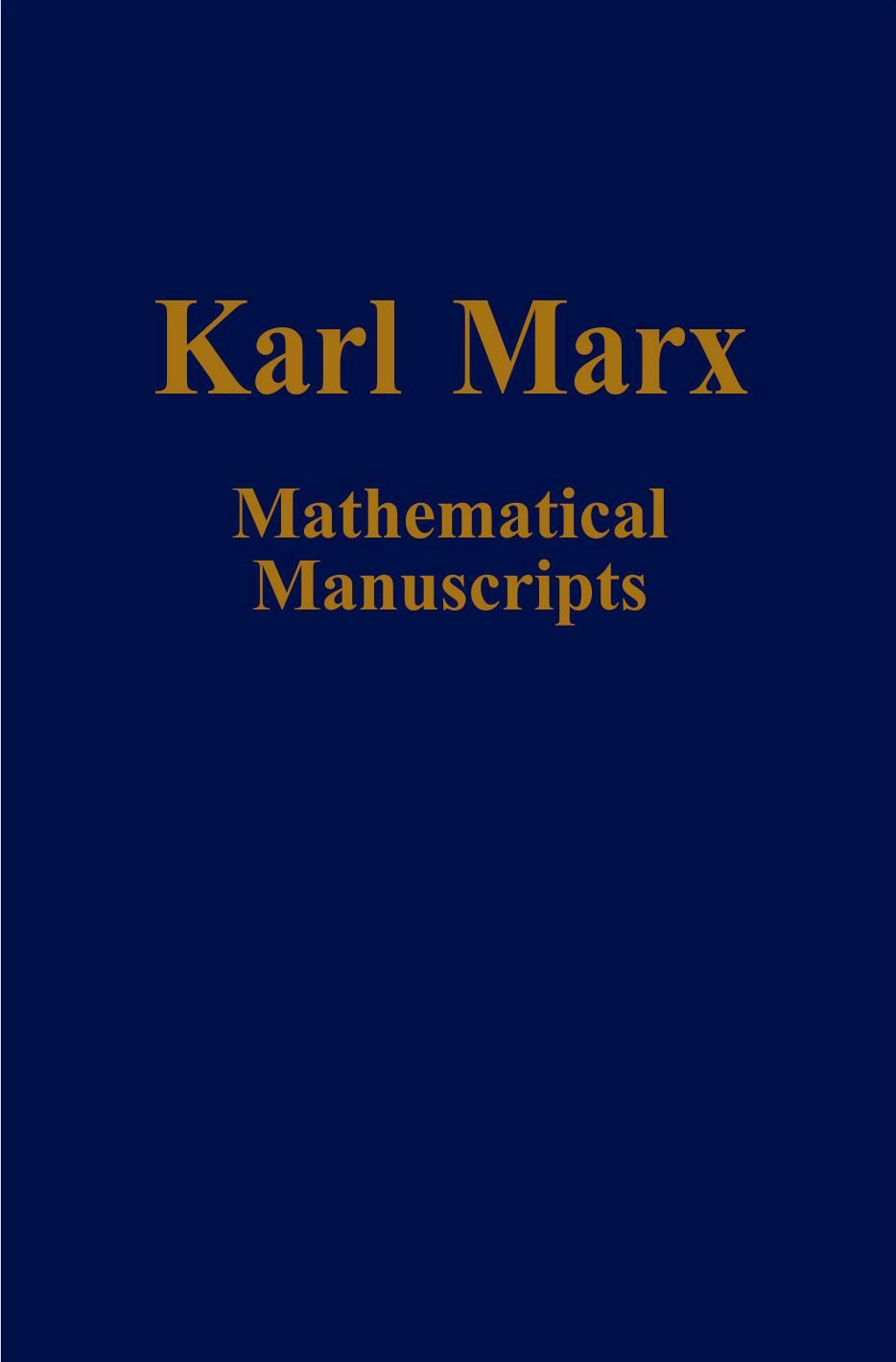Mathematical Manuscripts