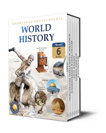 World History - Collection of 6 Books : Knowledge Encyclopedia For Children (Box Set)
