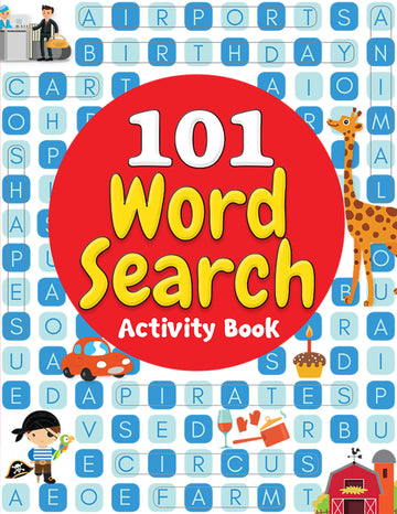 101 Word Search Activity Book: Large Grid Word Search Puzzles for Kids With Attractive Illustrations