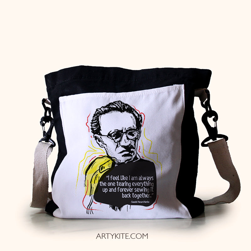 I feel like I am always the one tearing everything up- Manto Jhola/Tote Bag