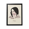 Parveen Shakir Art Print A4 Size (Framed)