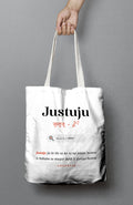 Rekhta Justuju Tote Bag | 100% Cotton Canvas Bags for Men & Women