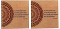 Books etc Dagh Dehlvi Coaster Set (Pack Of 2)