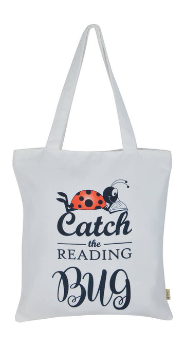 Catch the Reading Bug Tote Bag