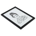 Ghalib Art Print A4 Size (Framed)
