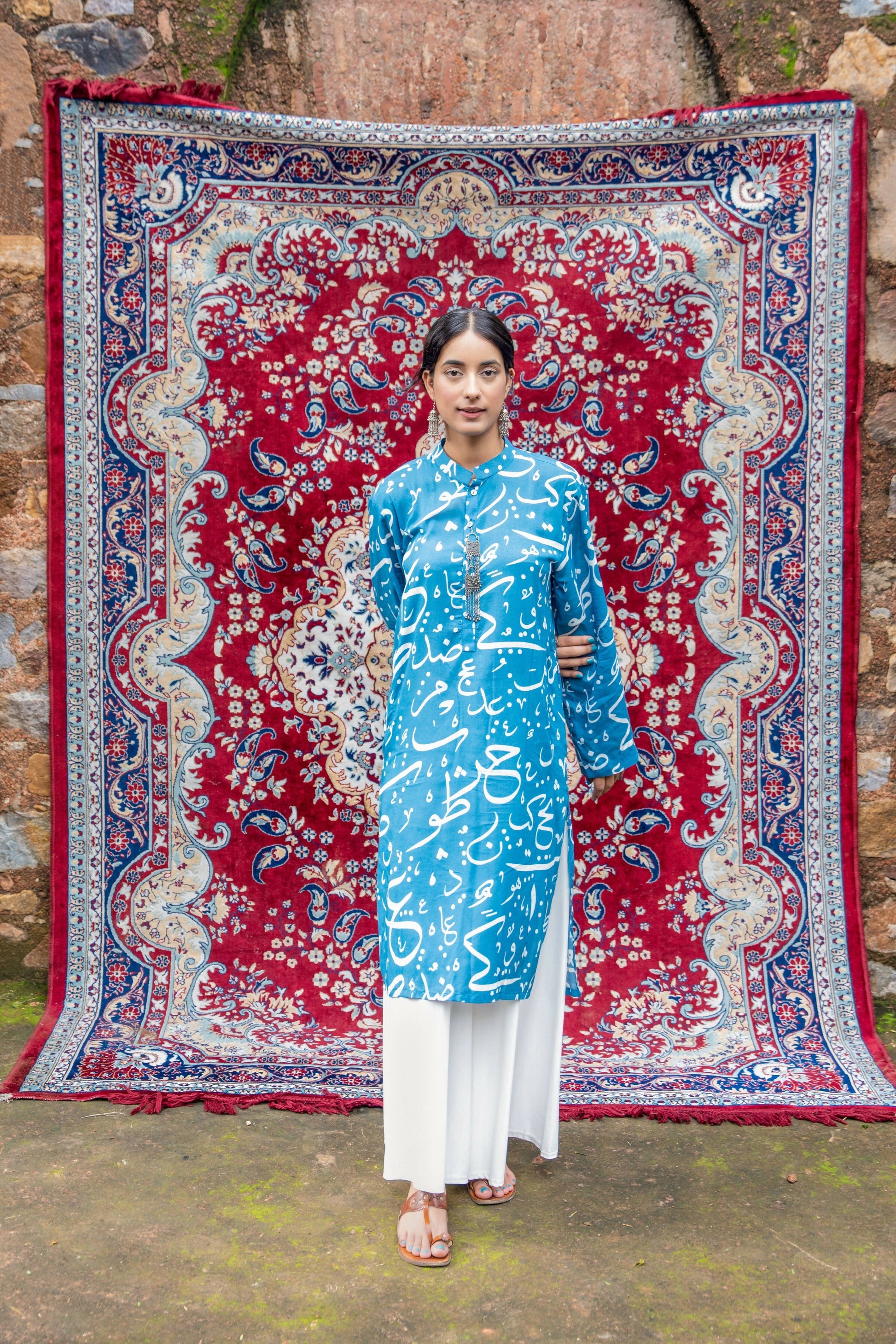 Huruf Kurta Blue