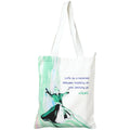 Books etc Canvas Rumi Tote Bag (Green)