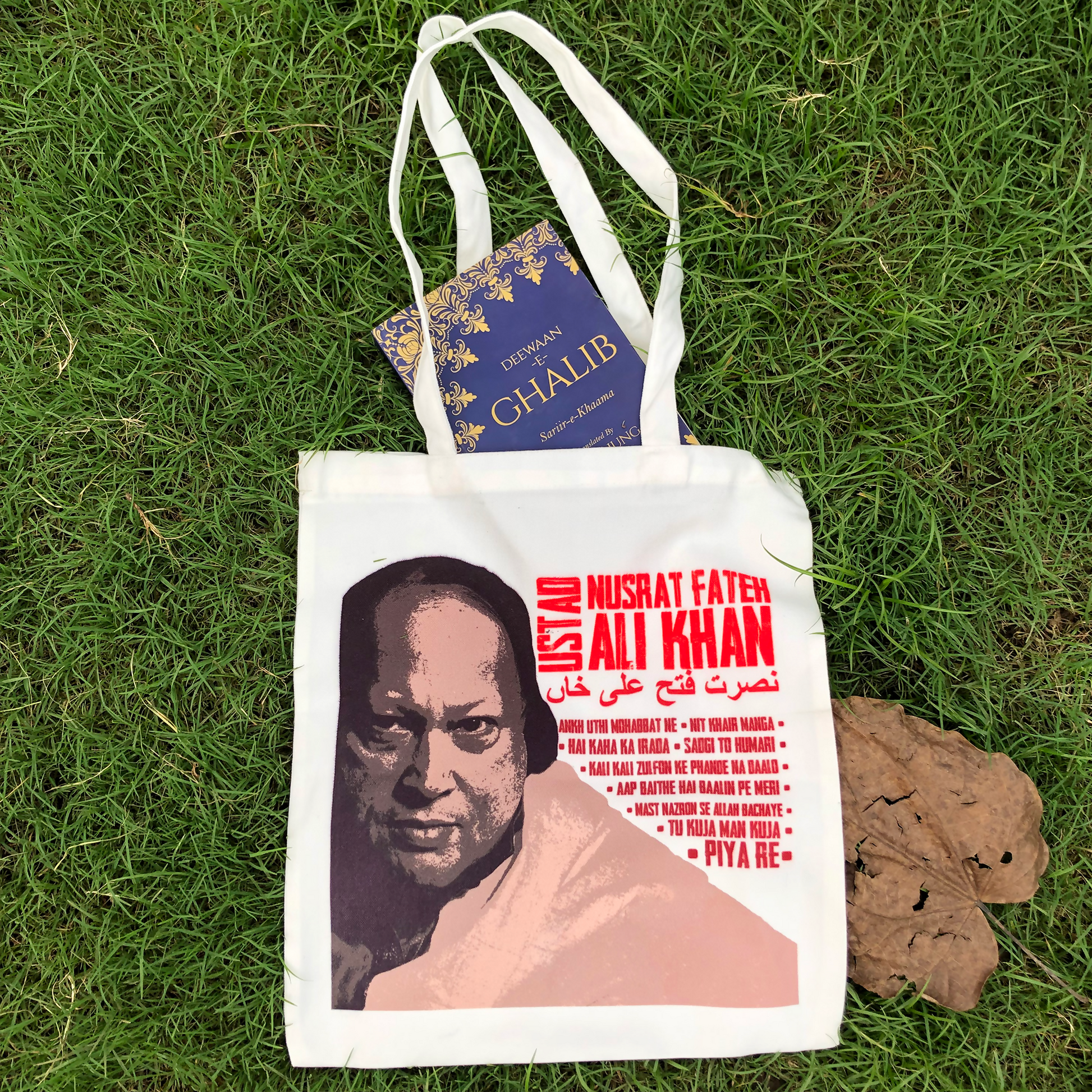 Nusrat Fateh Ali Khan Tote Bag