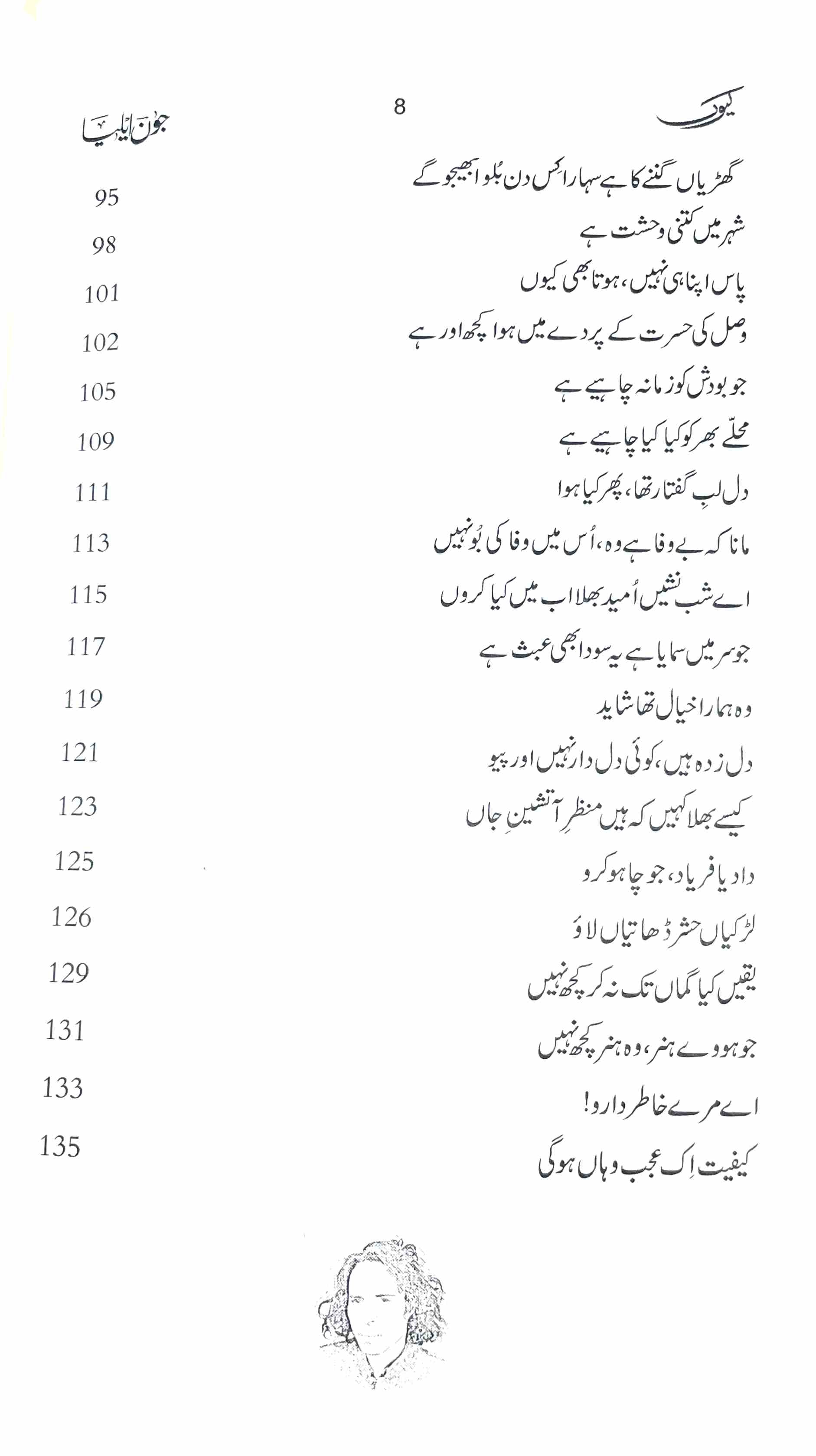 Kyun (Urdu) - Unpublished Poetry of Jaun Eliya