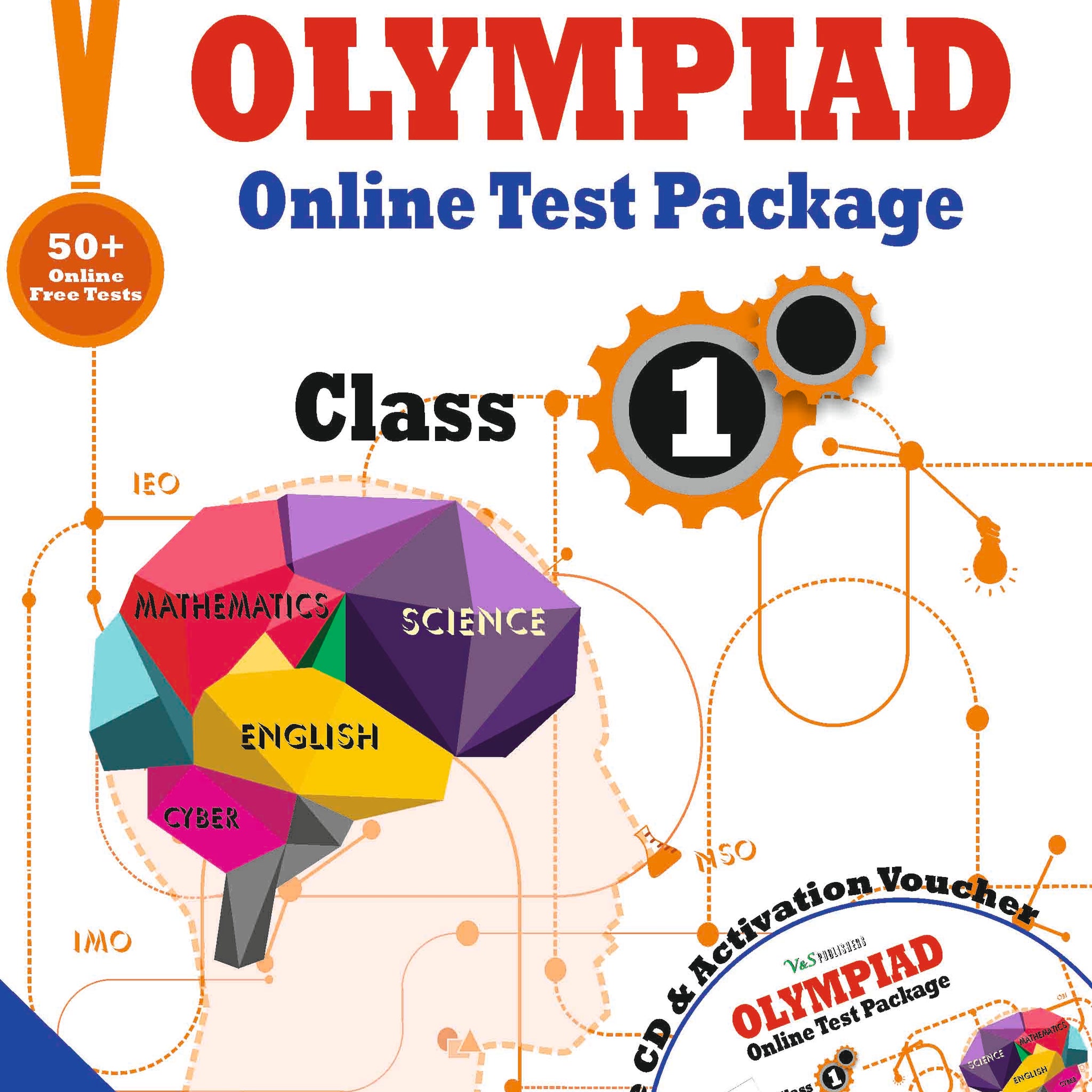 Olympiad Online Test Package Class 1 (Free CD With Activation Voucher)