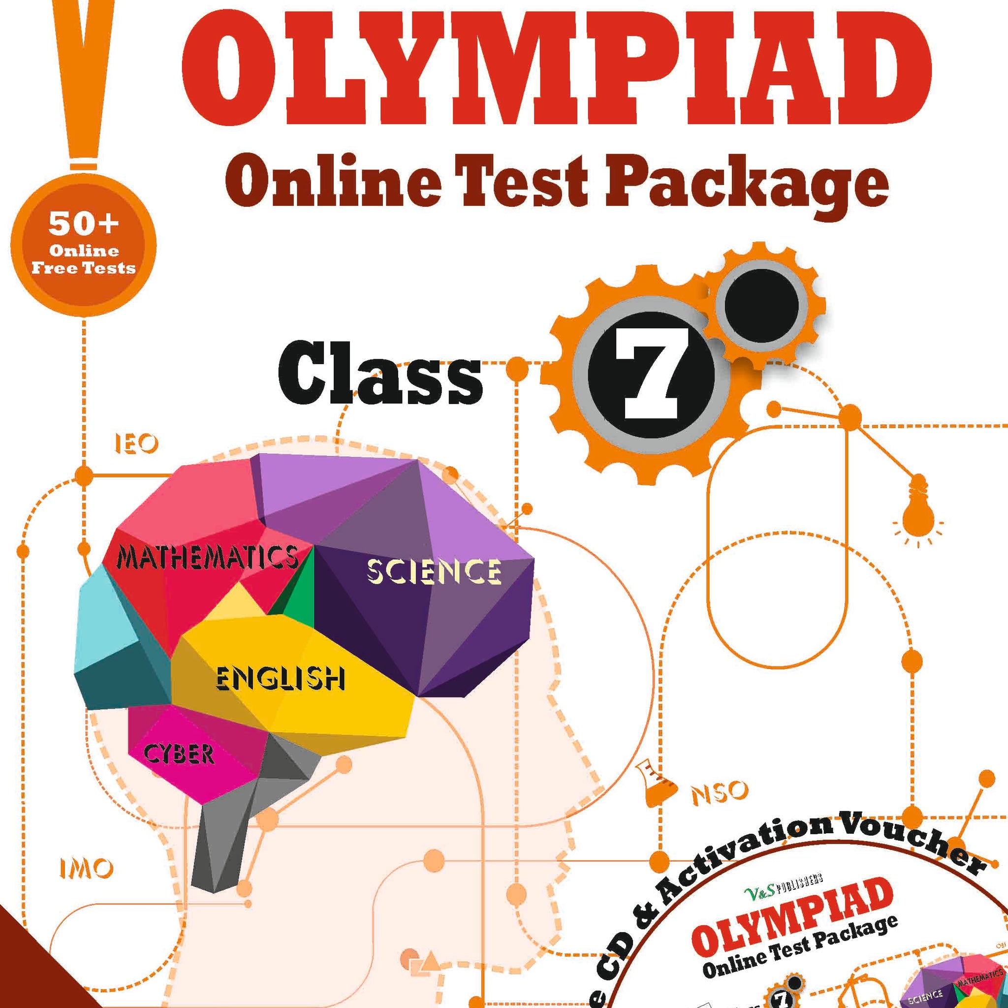 Olympiad Online Test Package Class 7 (Free CD With Activation Voucher)